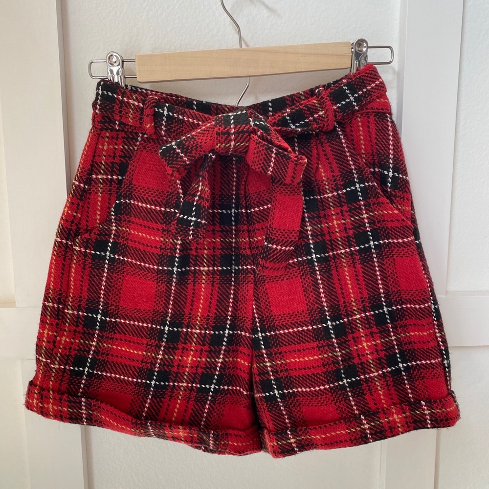 Boutique plaid shorts